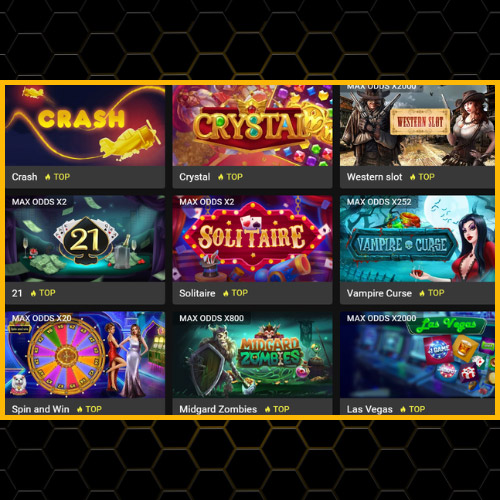 Sección de Juegos Rápidos en Melbet